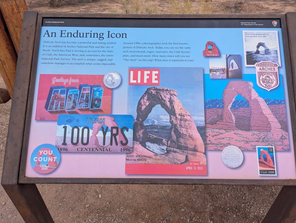 At the Delicate Arch lower viewpoint