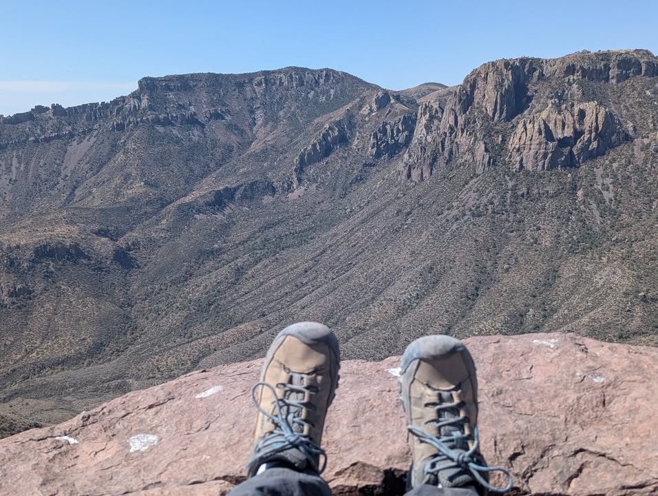 Lookout to Chisos Mountains