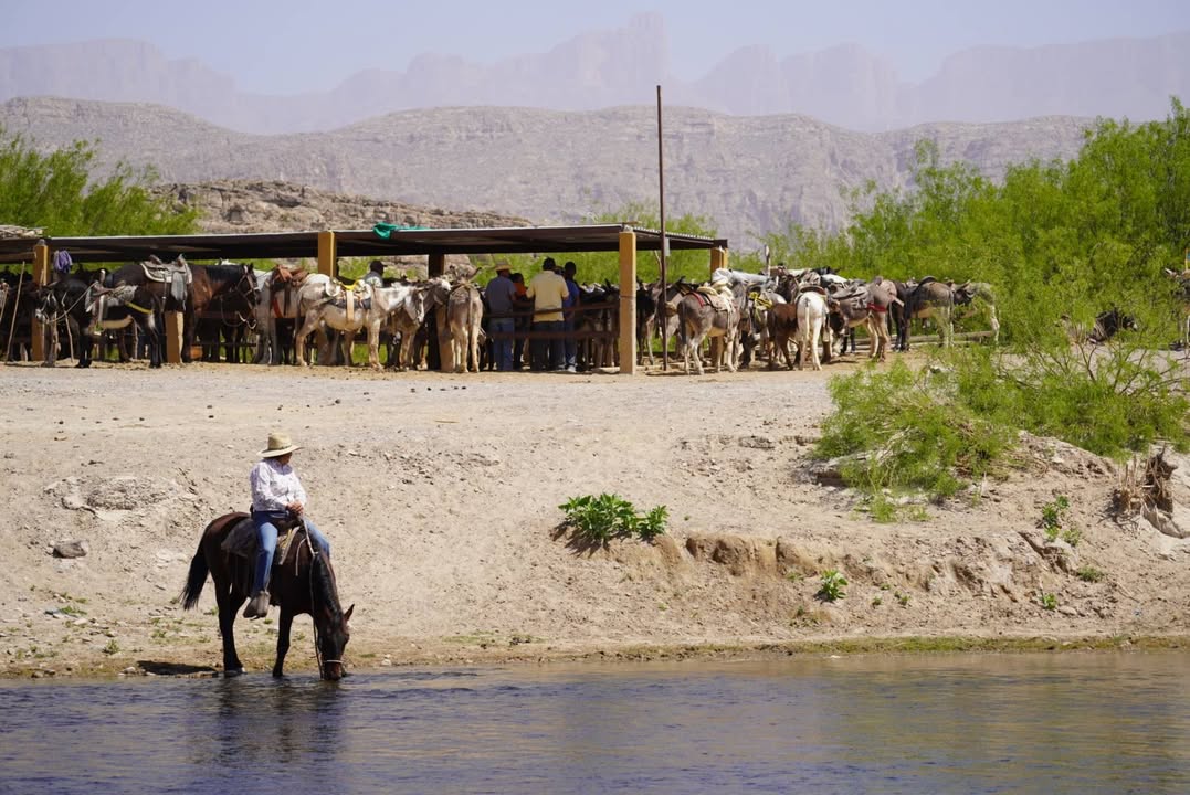 Rio Grande at the Boquillas border crossing