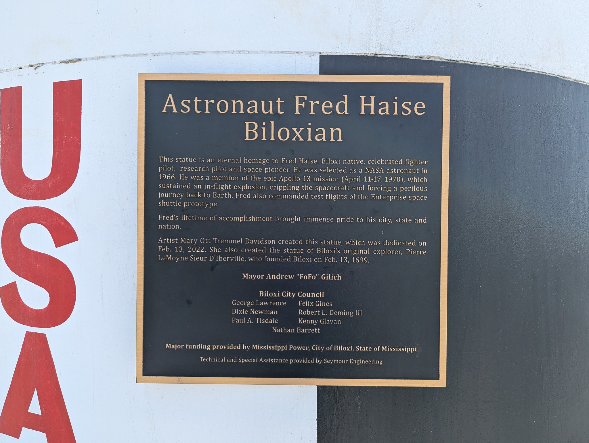 Biloxi Astronaut Statue