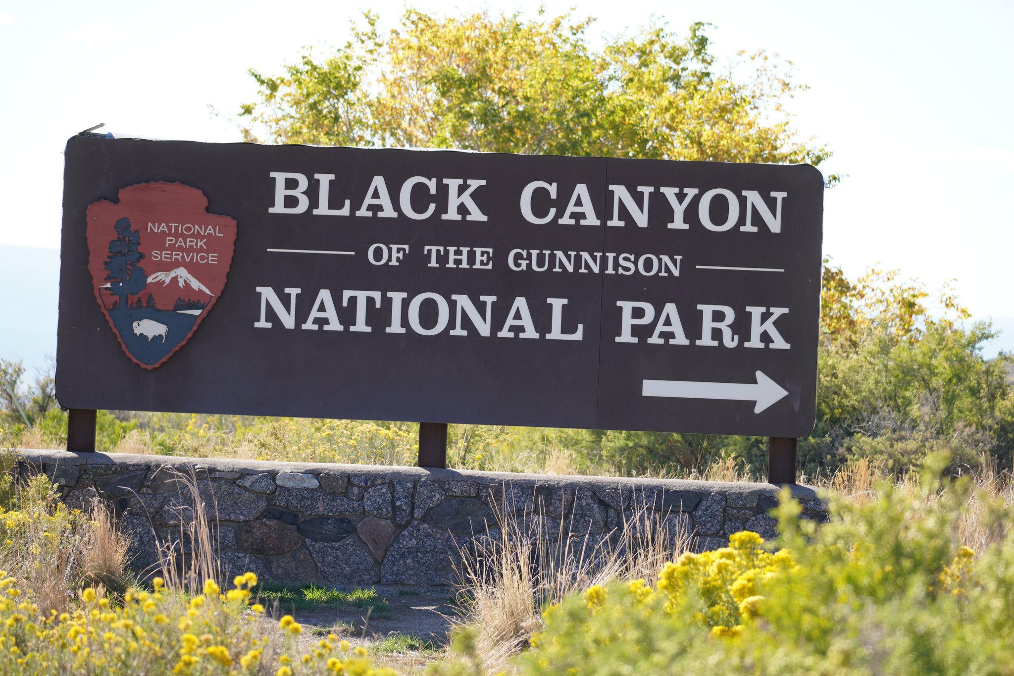 Black Canyon National Park Sign