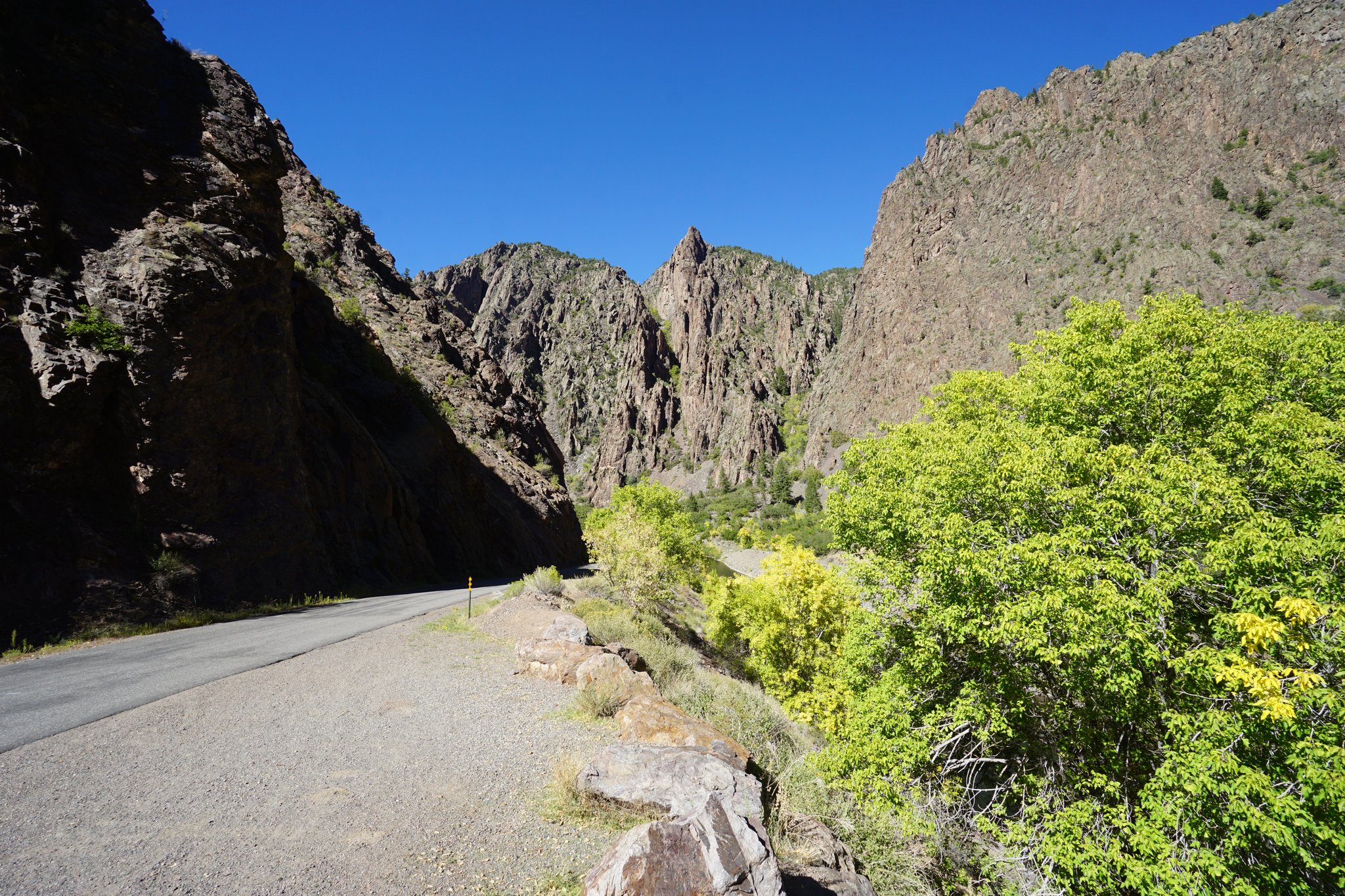Road at Bottom of the Canyon