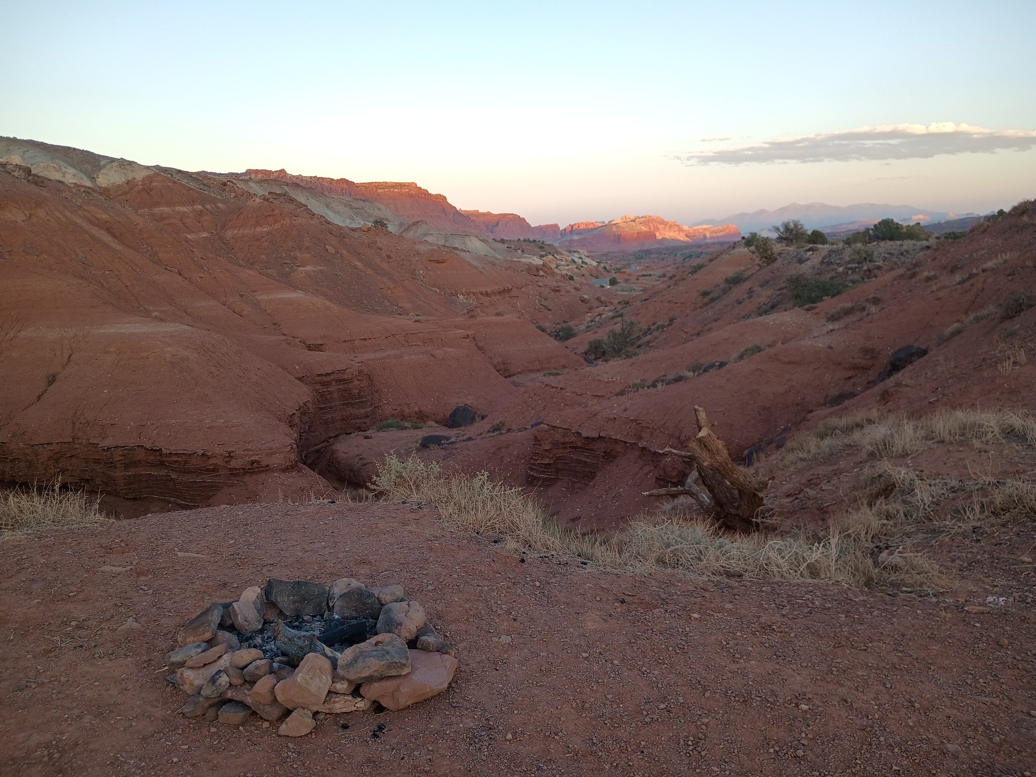Dispersed Camping site outside Capitol Reef