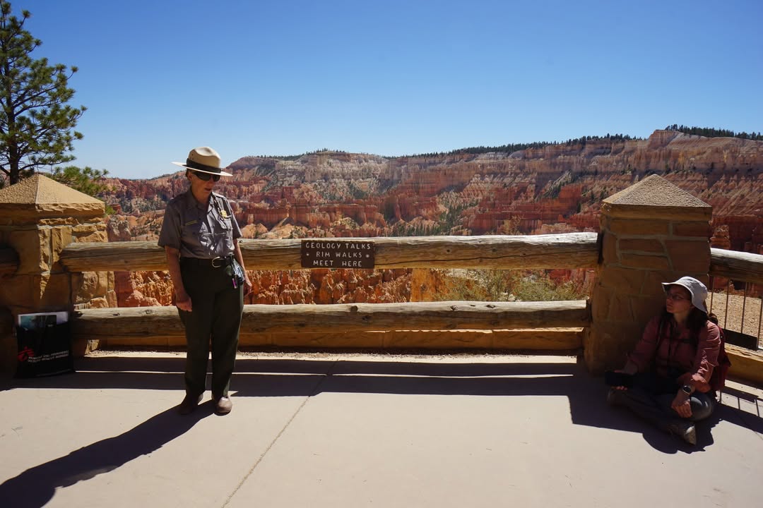 Ranger talk at Sunset Point
