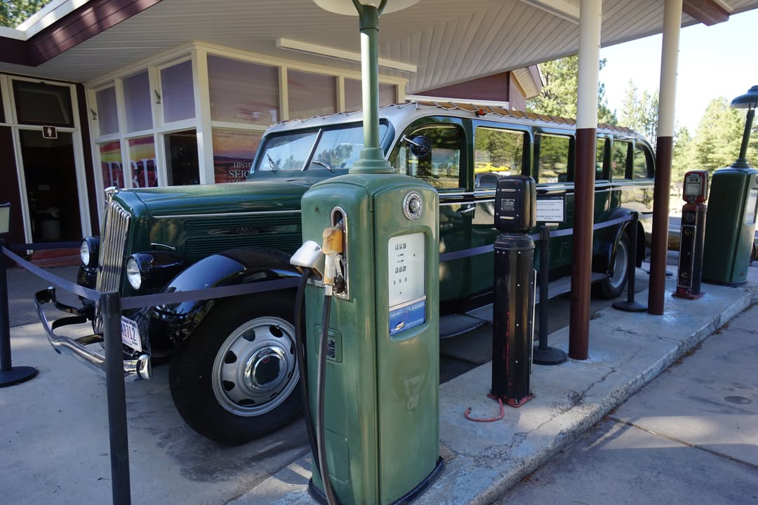 Service Station built in 1947 near Sunrise Point
