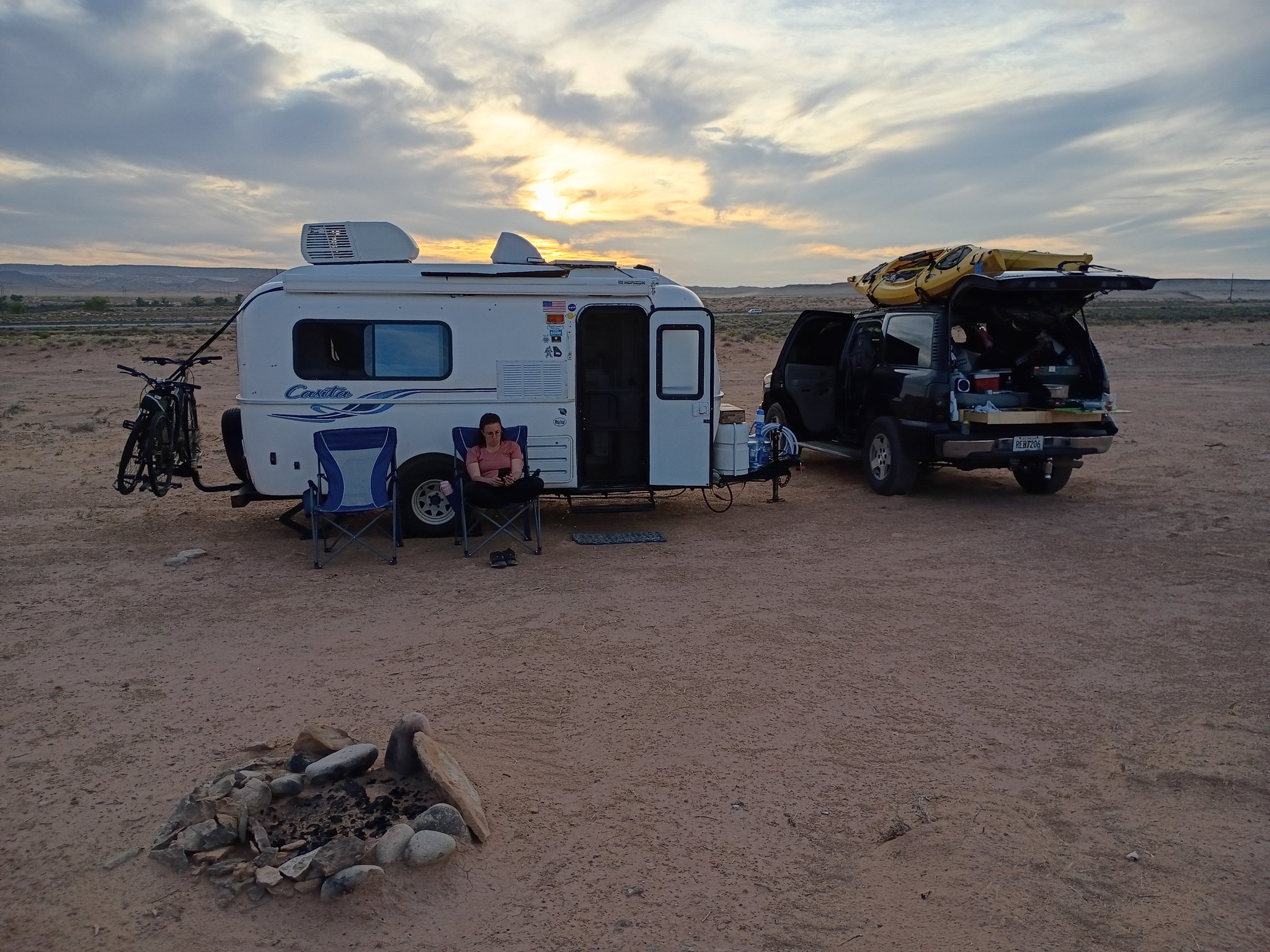 Dispersed Camping on South Klondike Bluffs Road Near Moab