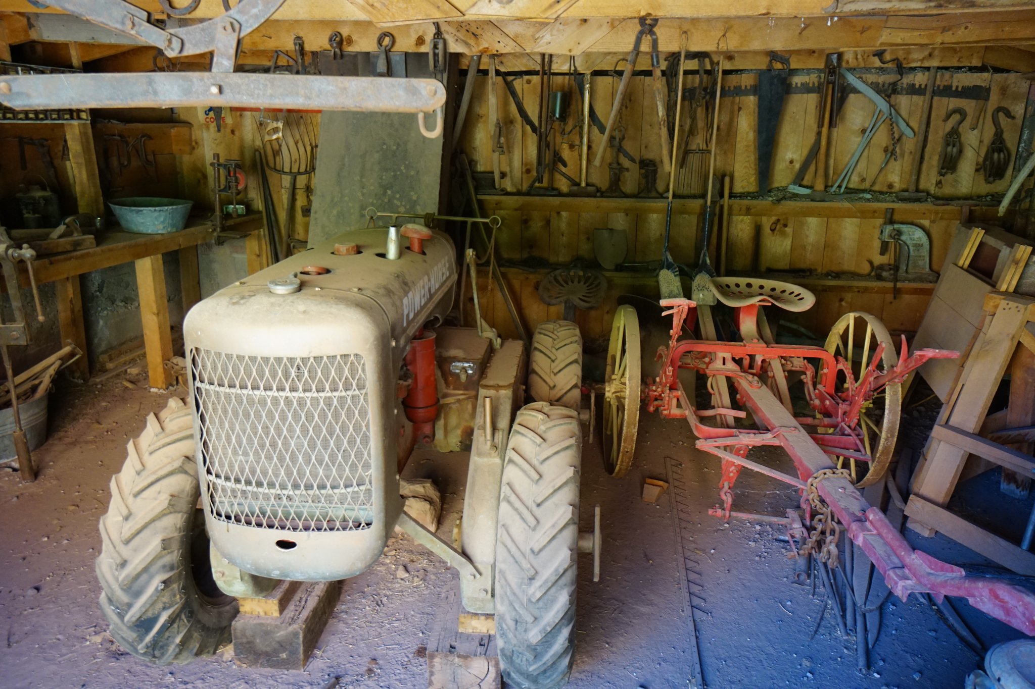 Inside Capital Reef Old Blacksmith Shop