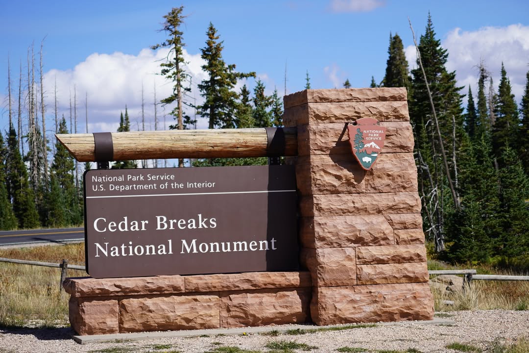 Cedar Breaks sign