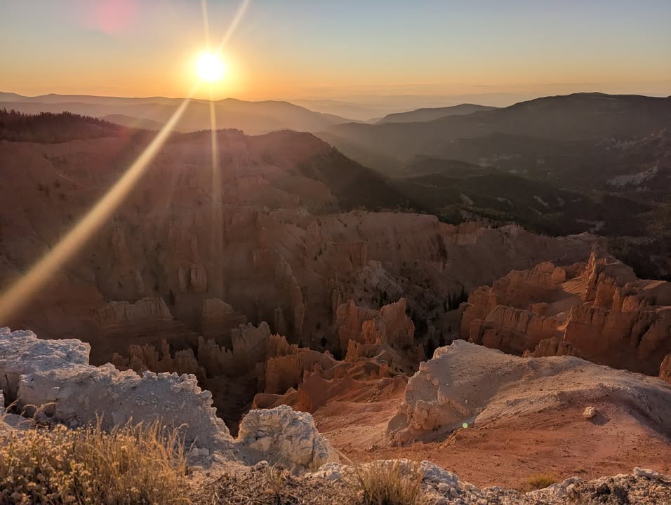 Sunset at Point Supreme Overlook