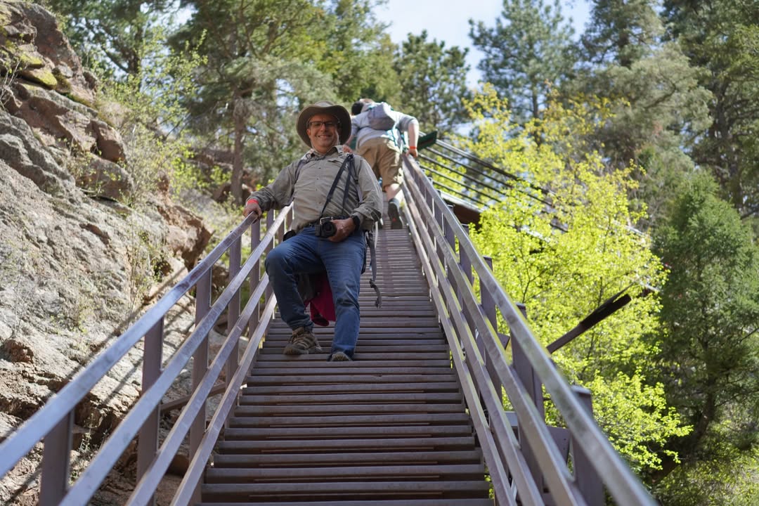 Descending Stairs for Seven Falls