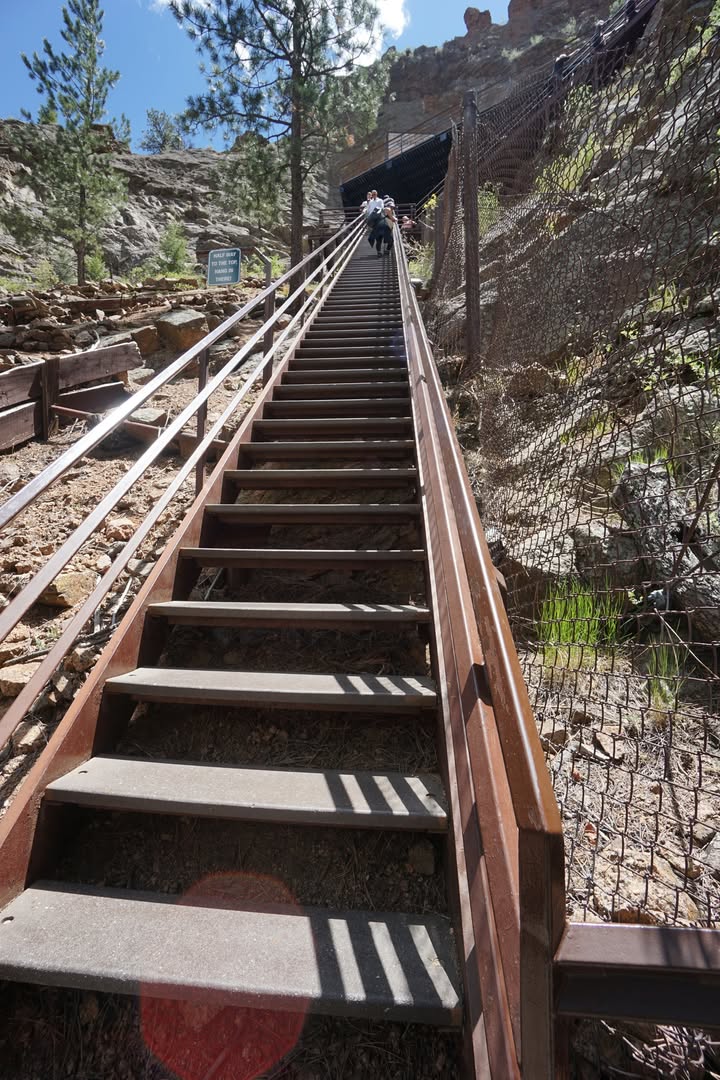 Stairs to Seven Falls Views