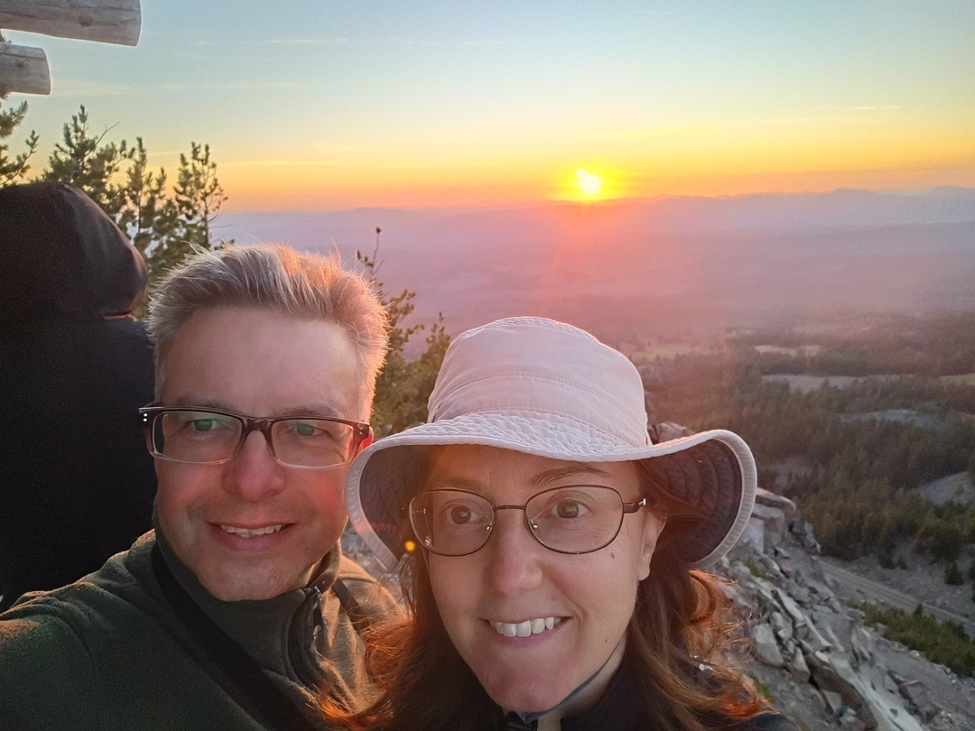 Sunset on Watchman Peak