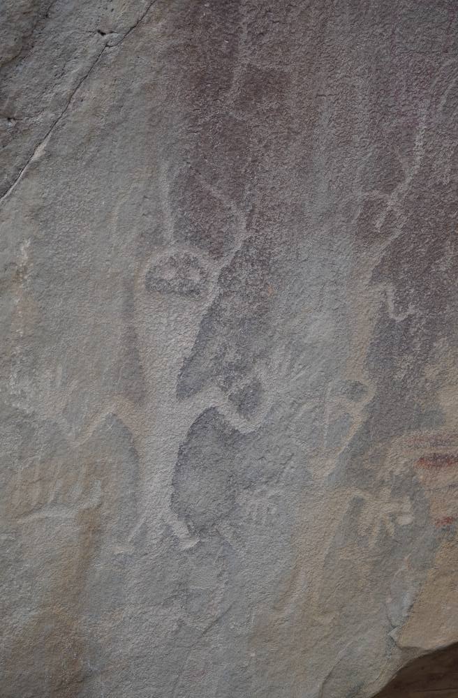 Petroglyphs at Swelter helter