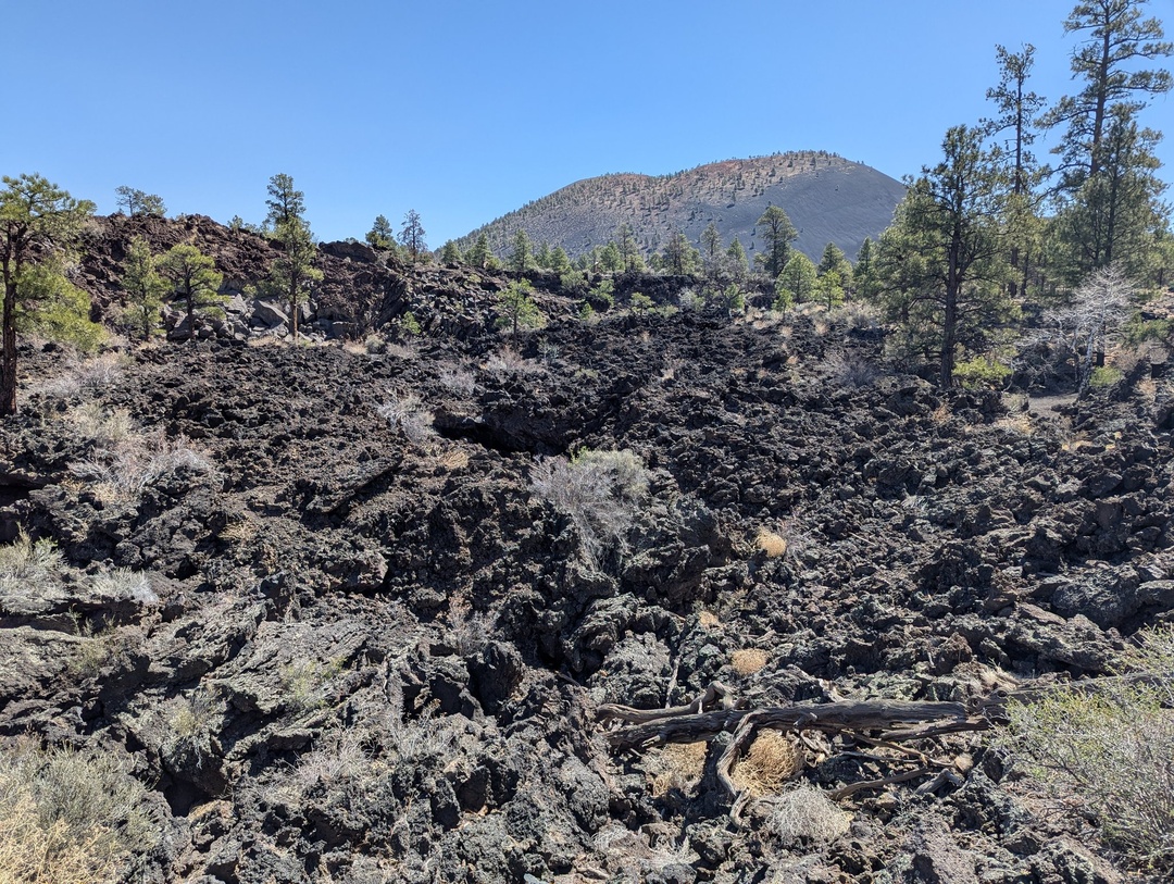 A'a Trail at Sunset Crater