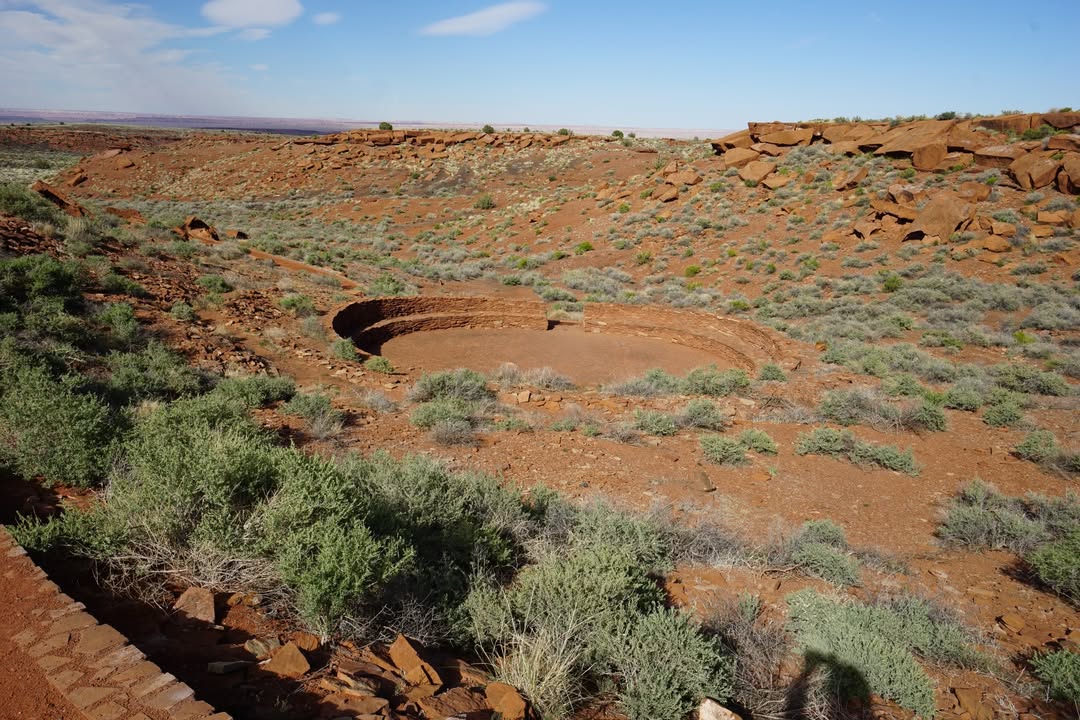 Ball Court on Wutpaki Pueblo Trail