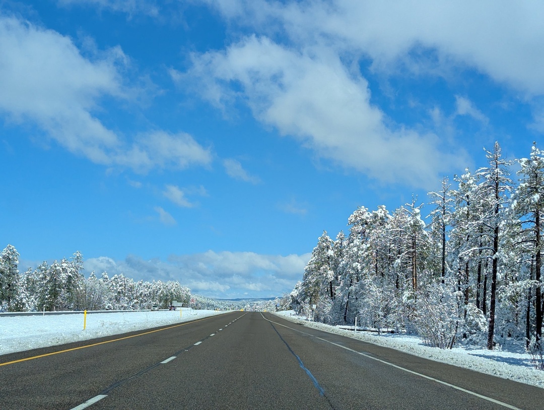 I-17 after Snowfall
