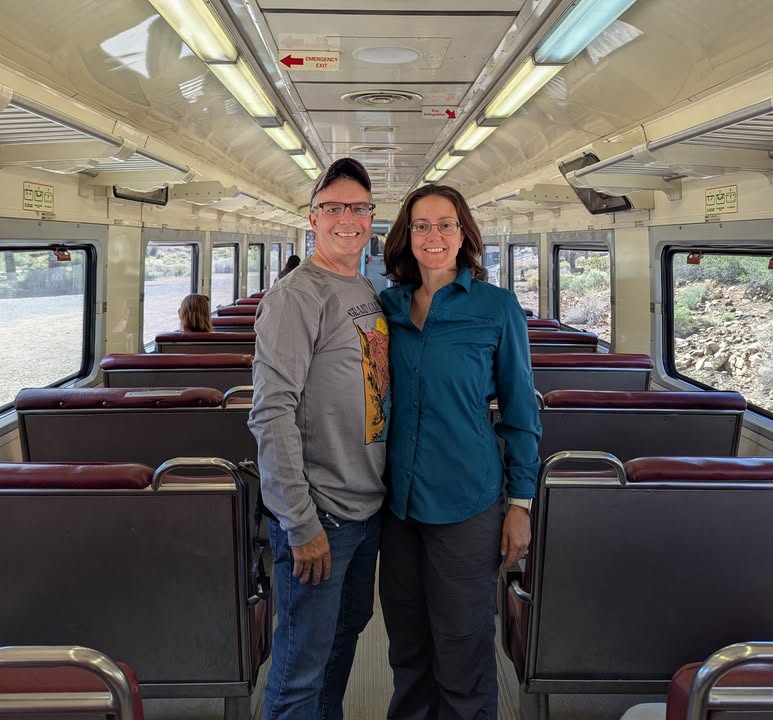 Inside Grand Canyon Train