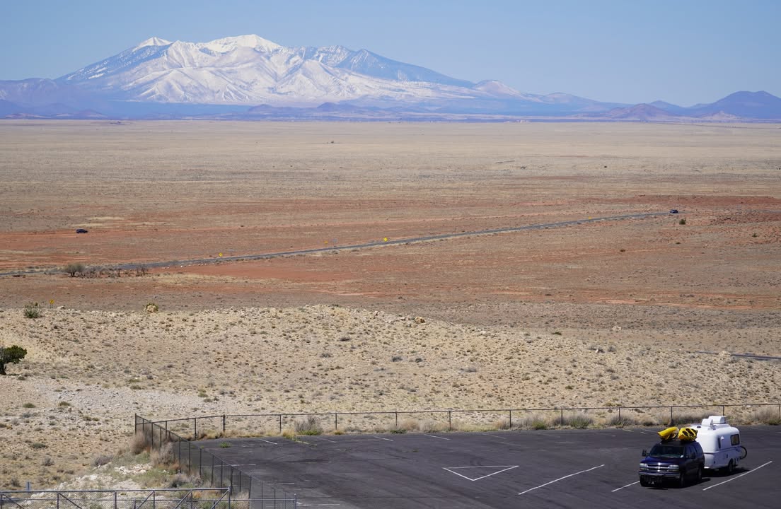Meteor Crater Parking Lot