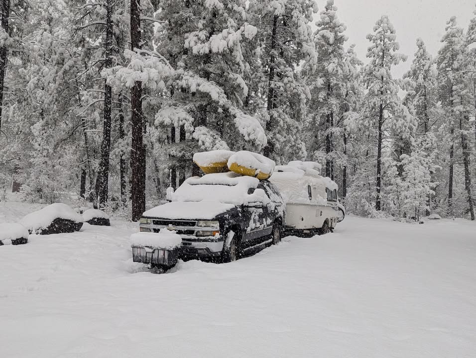 Snowed In off I-17 near Flagstaff