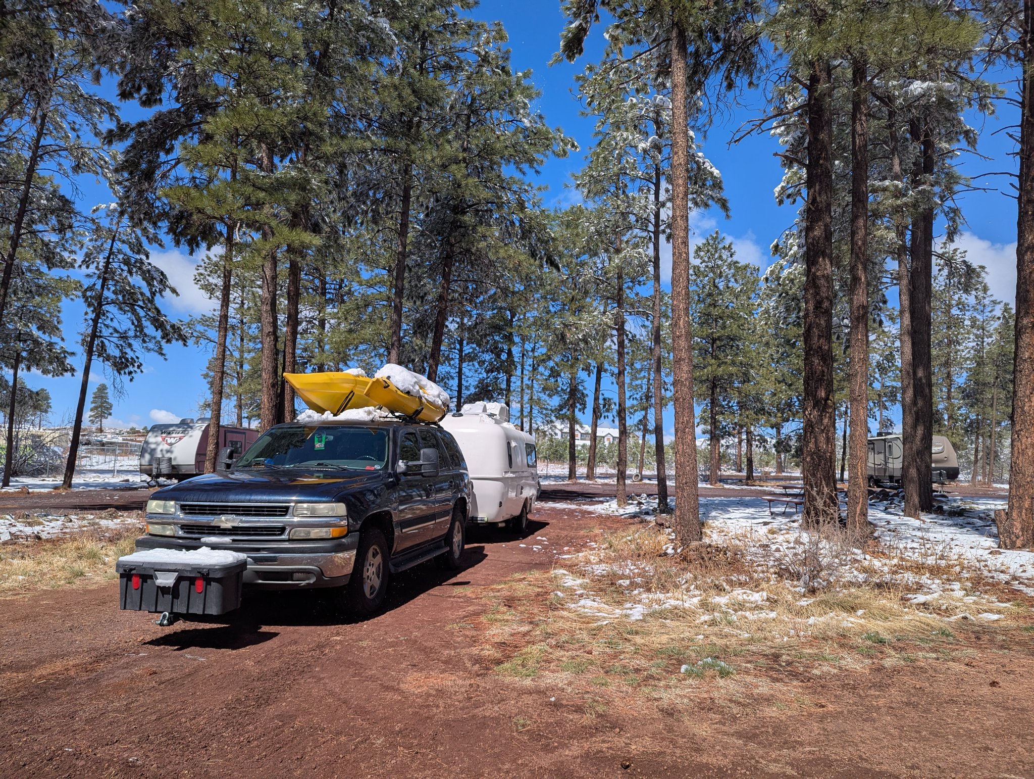 Spot of Dirt at Woody Mountain Campground