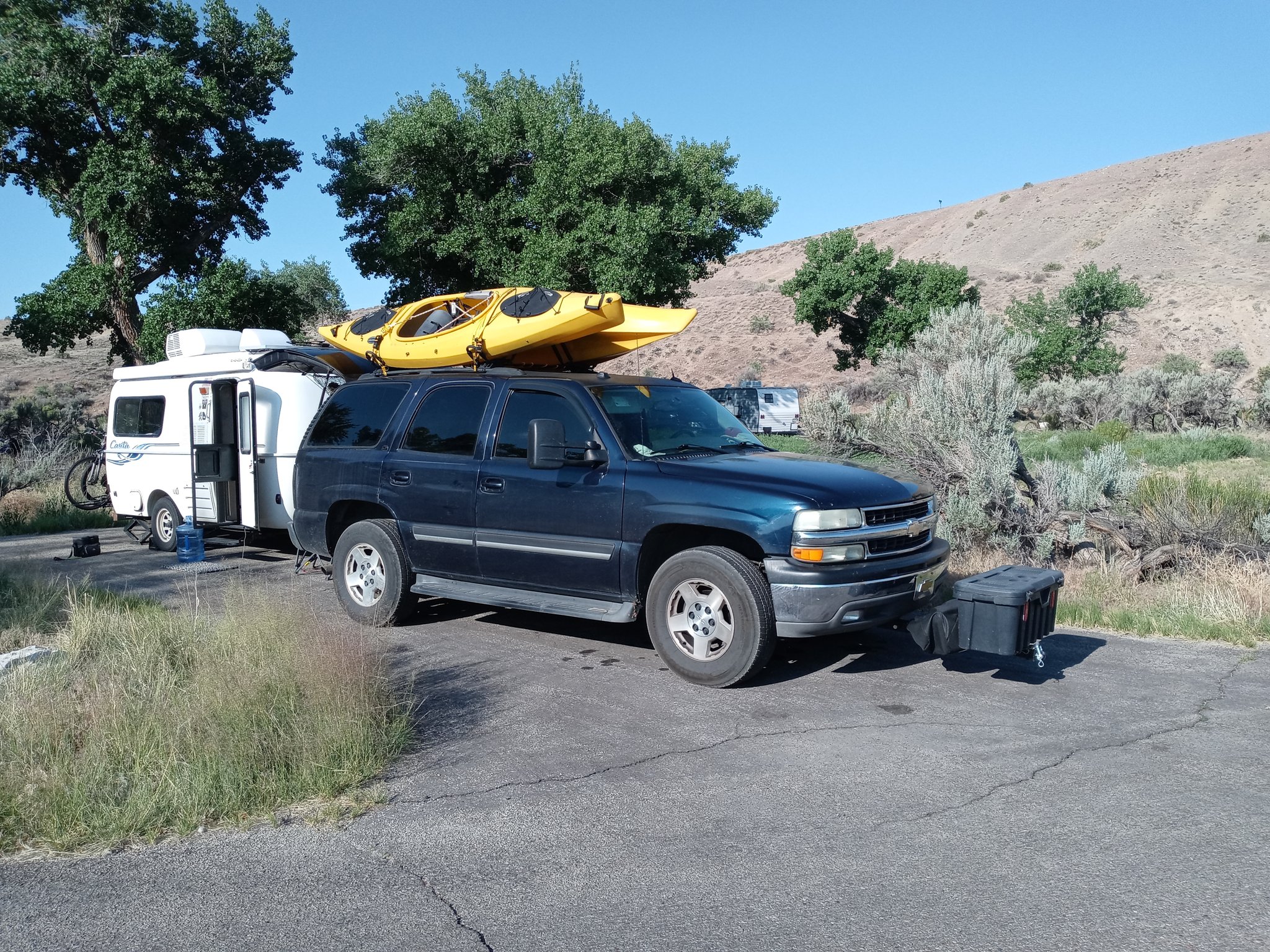 Campsite at Canyon Rim Campground