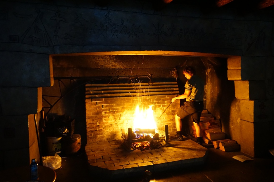 Fireplace in St Mary Lodge