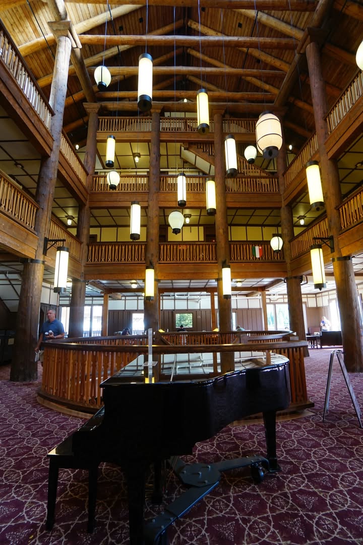 Inside Many Glacier Hotel