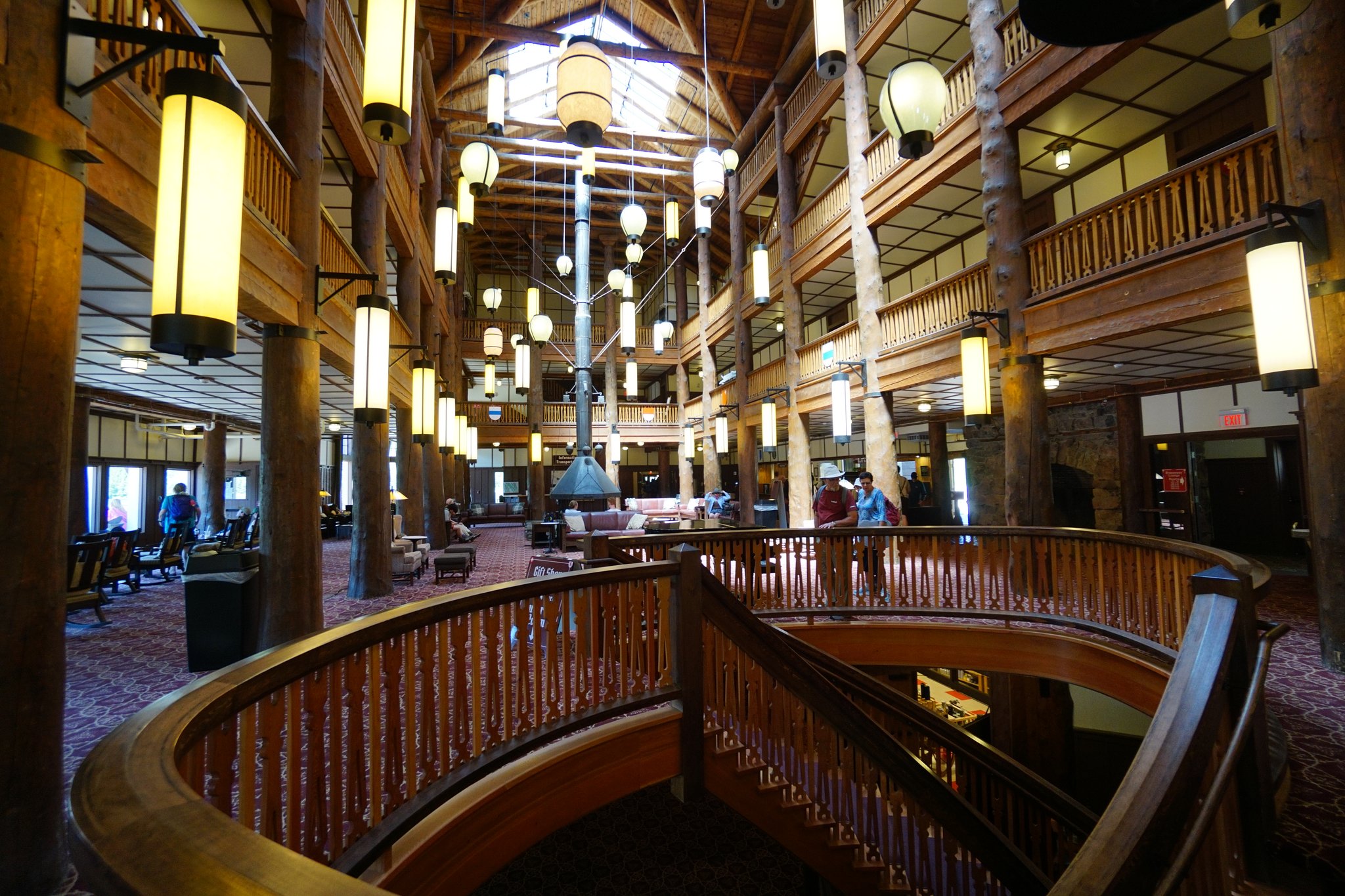 Inside Many Glacier Hotel