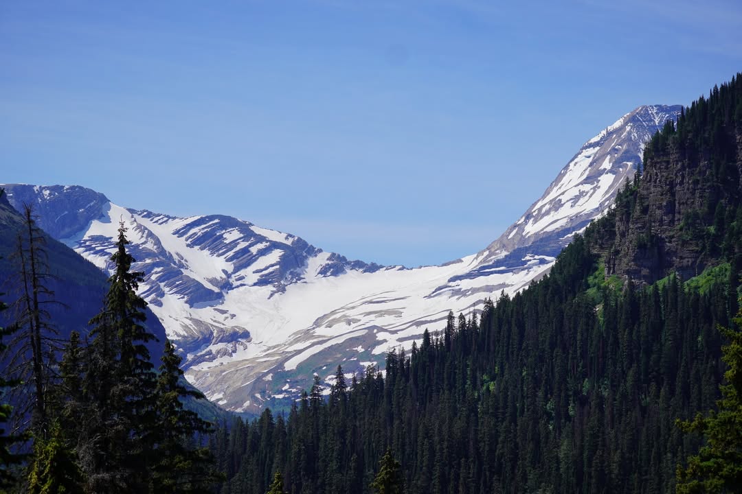 Jackson Glacier View along Going-To-The-Sun Road