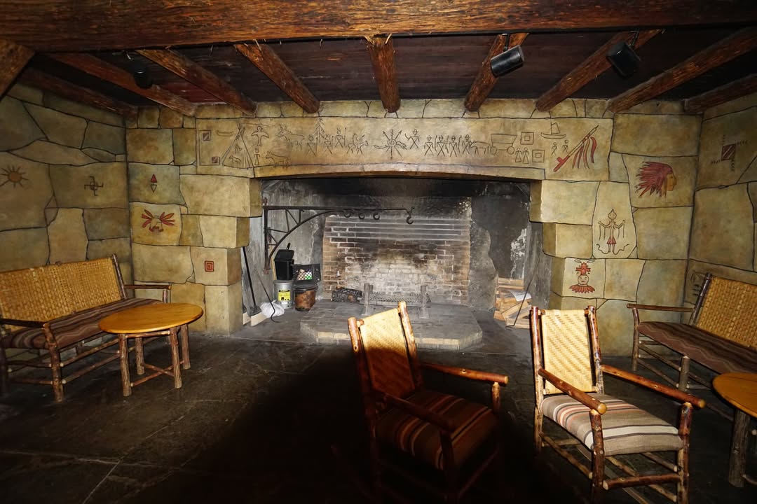 Lake McDonald Lodge Fireplace