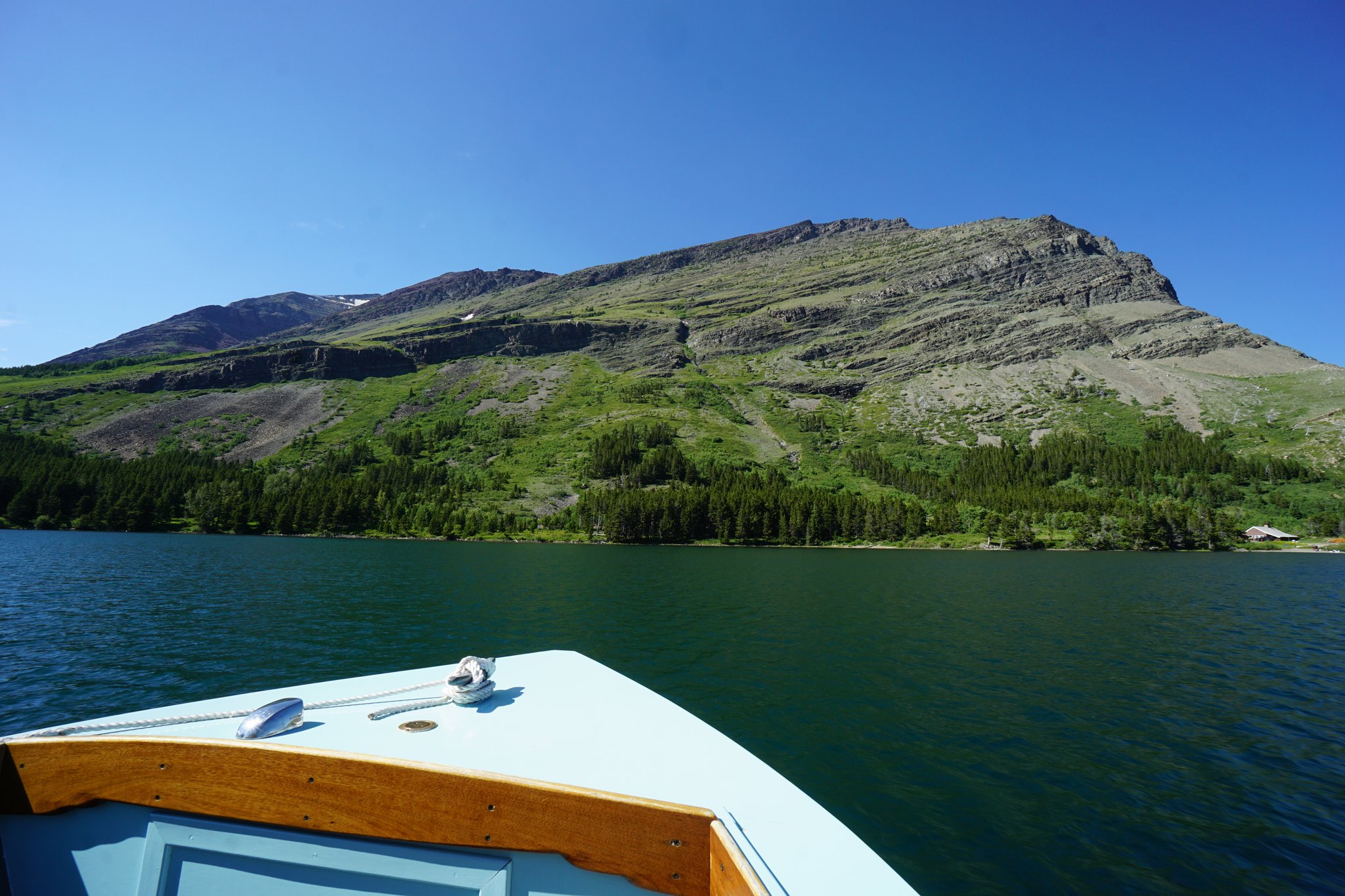Many Glacier Boat Tour on Swiftcurrent Lake
