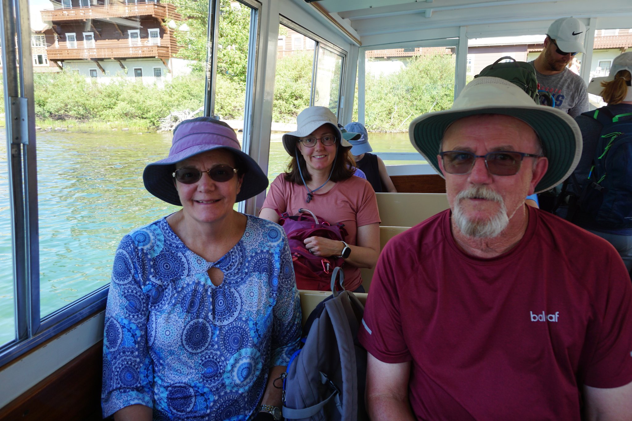 On Chief Two Guns Boat