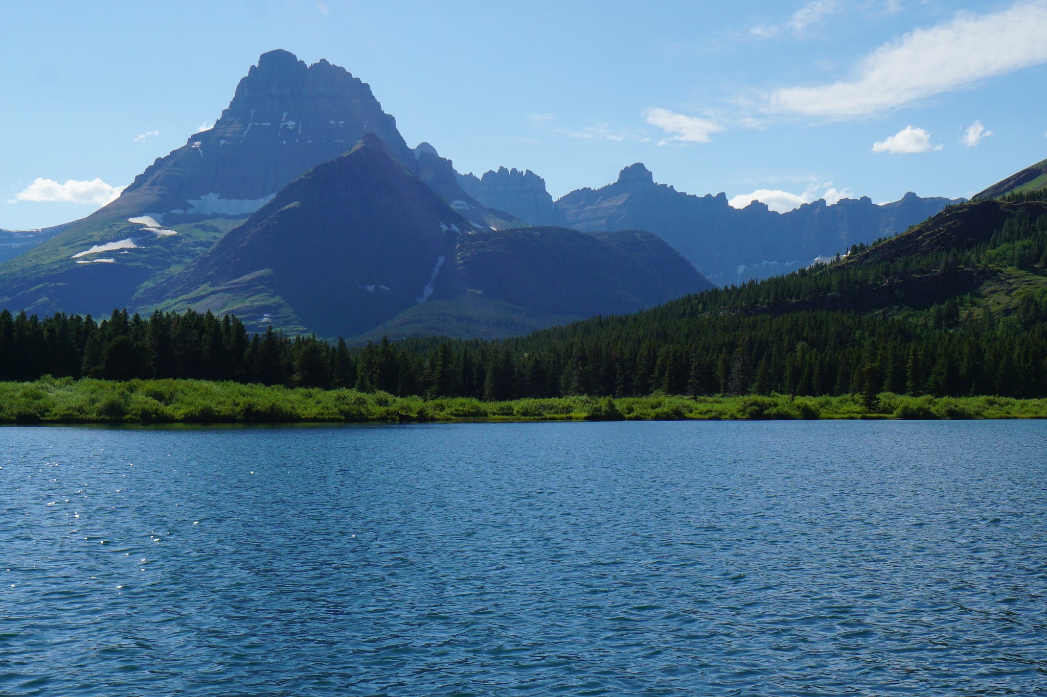 Views on Swiftcurrent lake