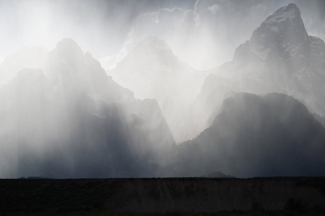 Rainstorm along Snake River