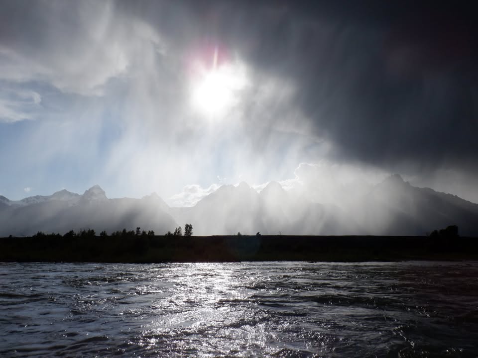 Rainstorm along Snake River