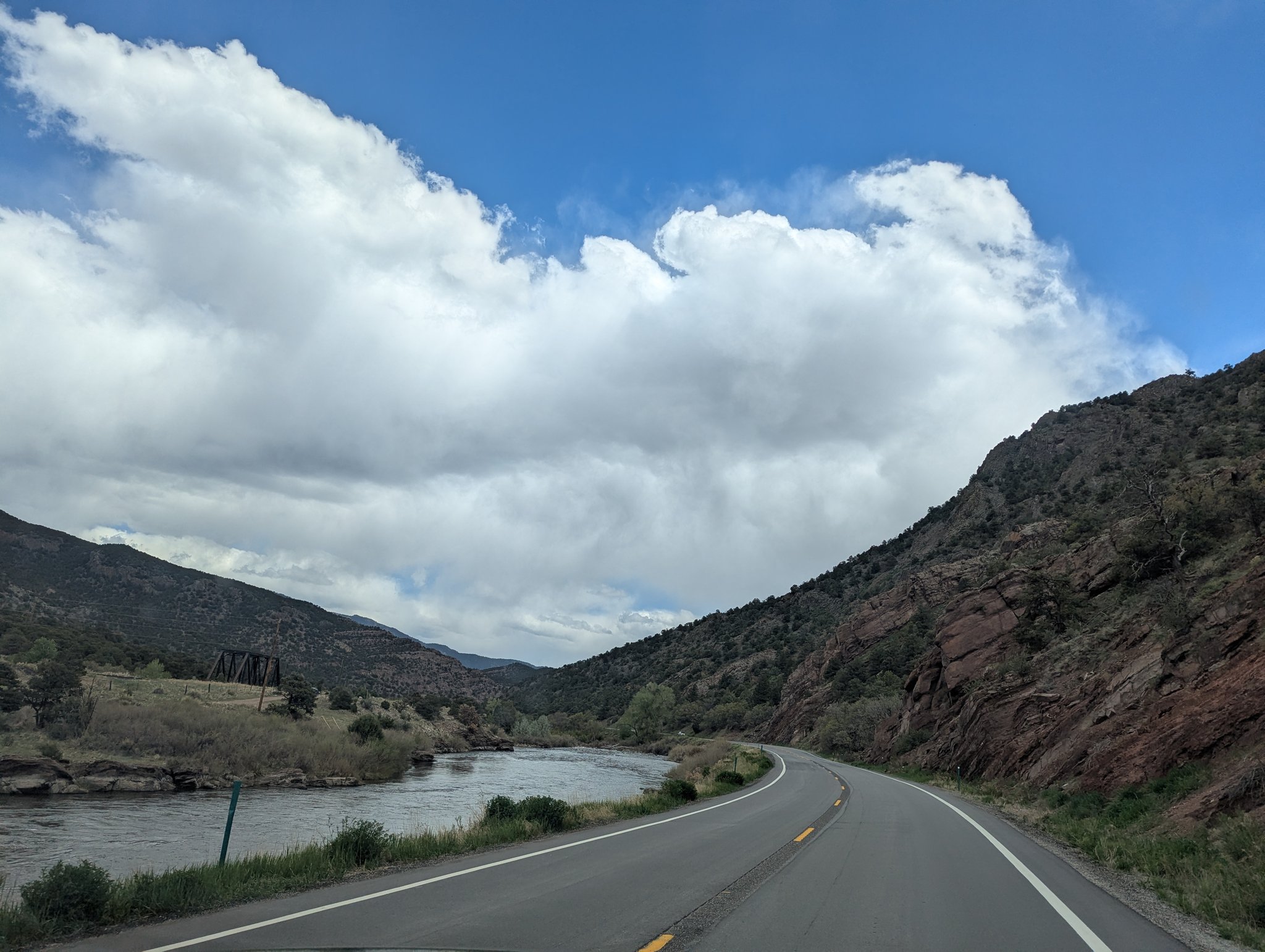 Arkansas River on Highway 50