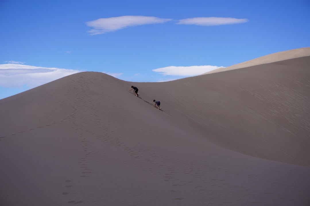 Climbing Sand Dunes