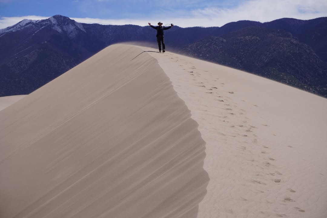 Climbing to High Dune