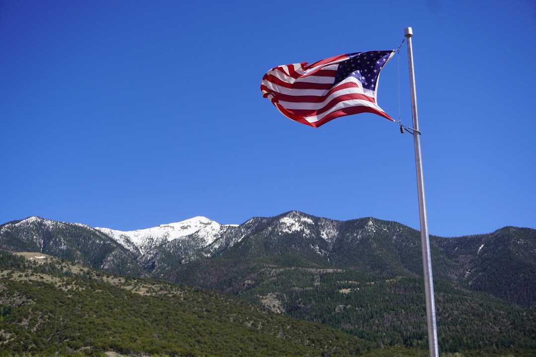 Visitor Center Flag at Great Sand Dunes