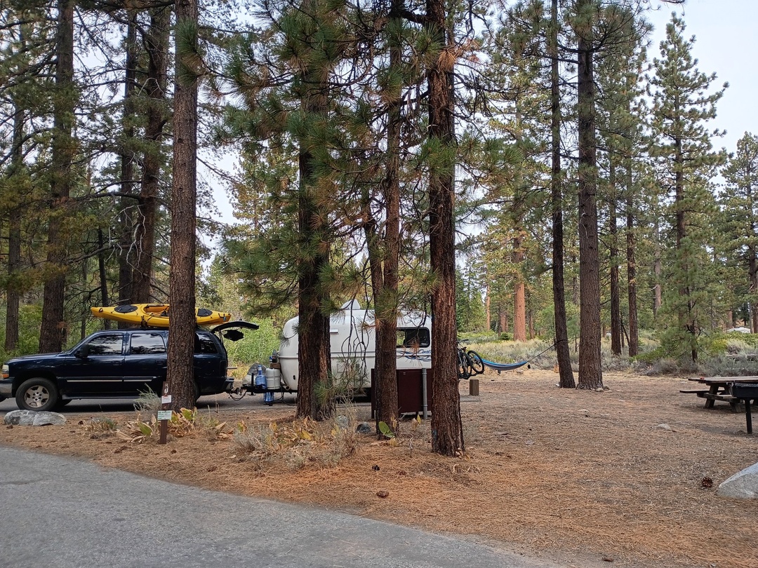 Campsite at Fallen Leaf Lake Campground