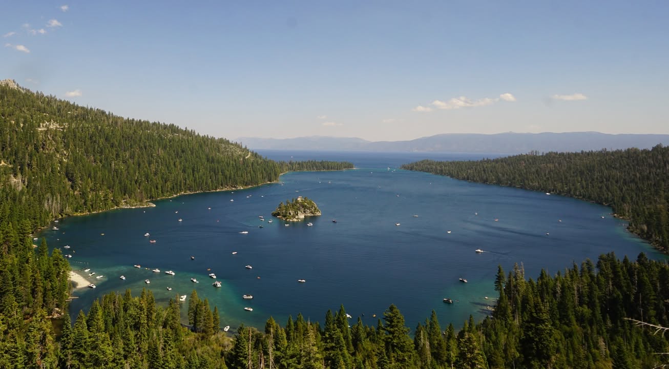 Along the drive to Sugar Pine Point State Park