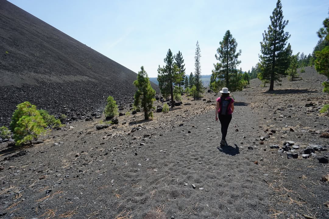 Alongside the Cinder Cone