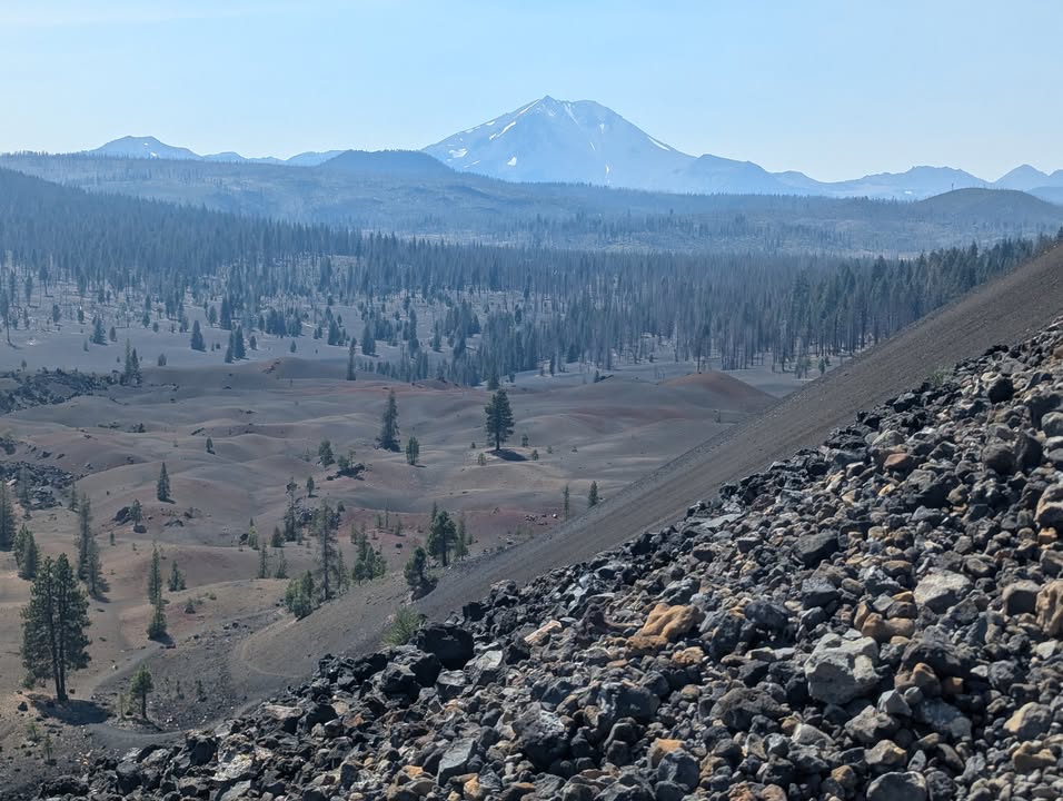 Ascent up the back of the Cinder Cone