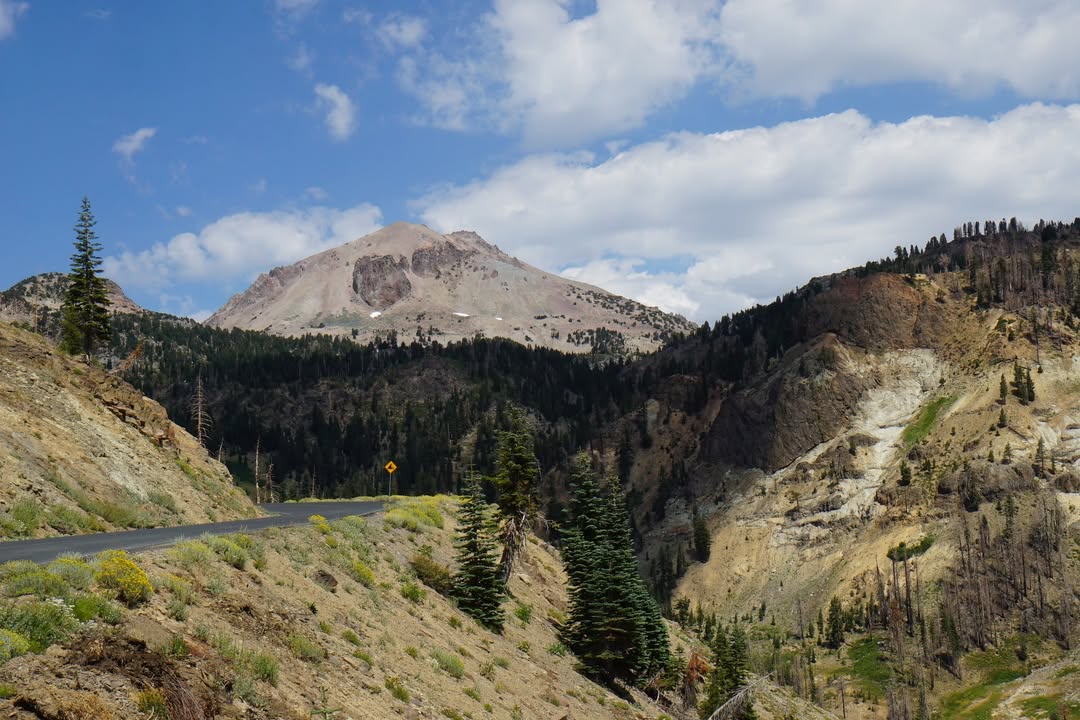 Lassen Volcanic National Park Highway view