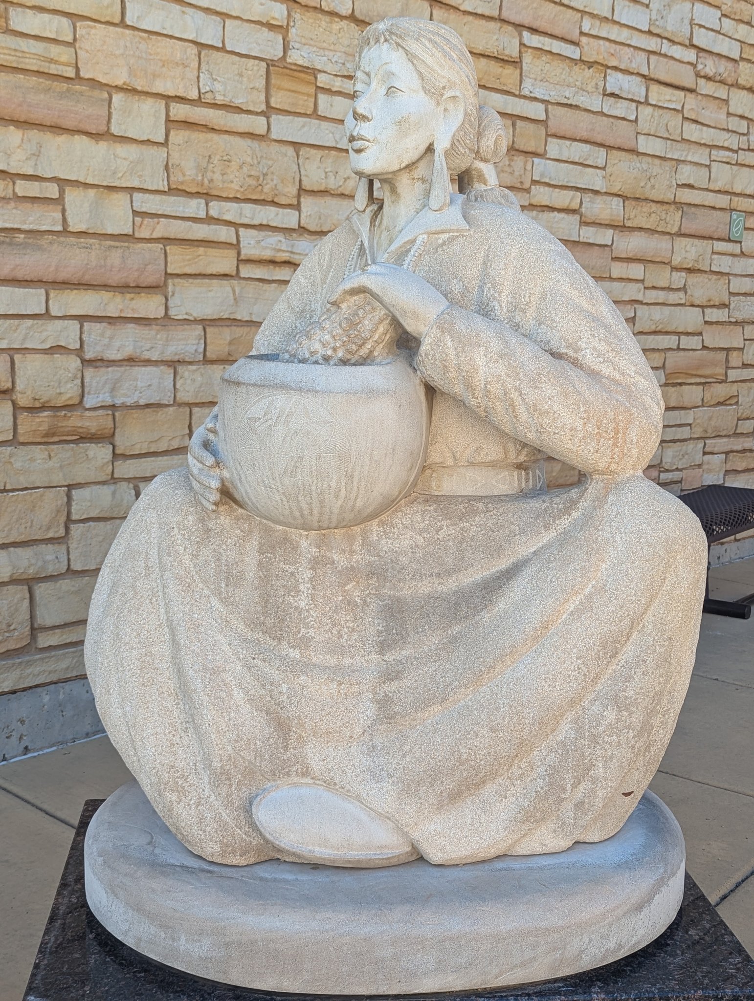 Puebloan Woman Statue
