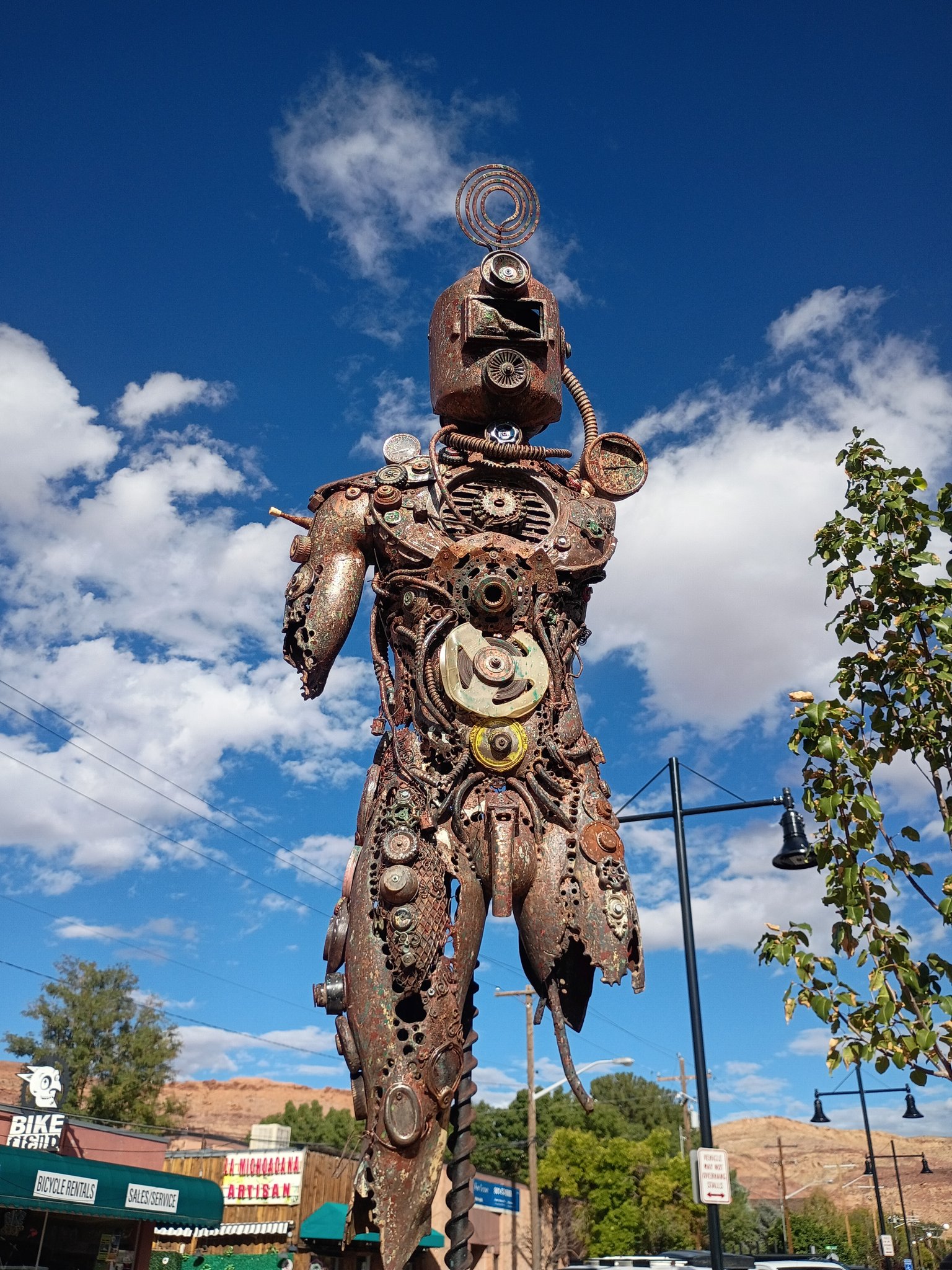 Downtown Moab Metal Mark