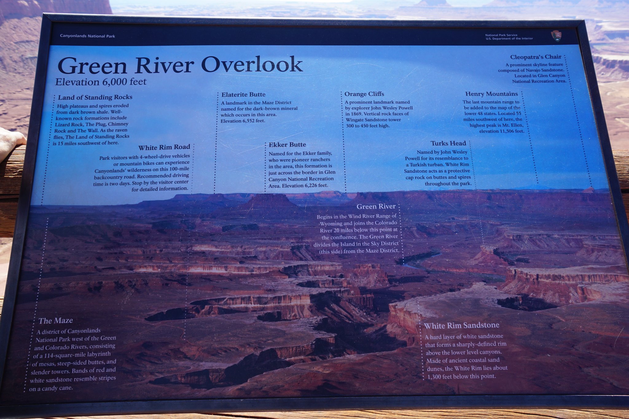 Green River Overlook Display