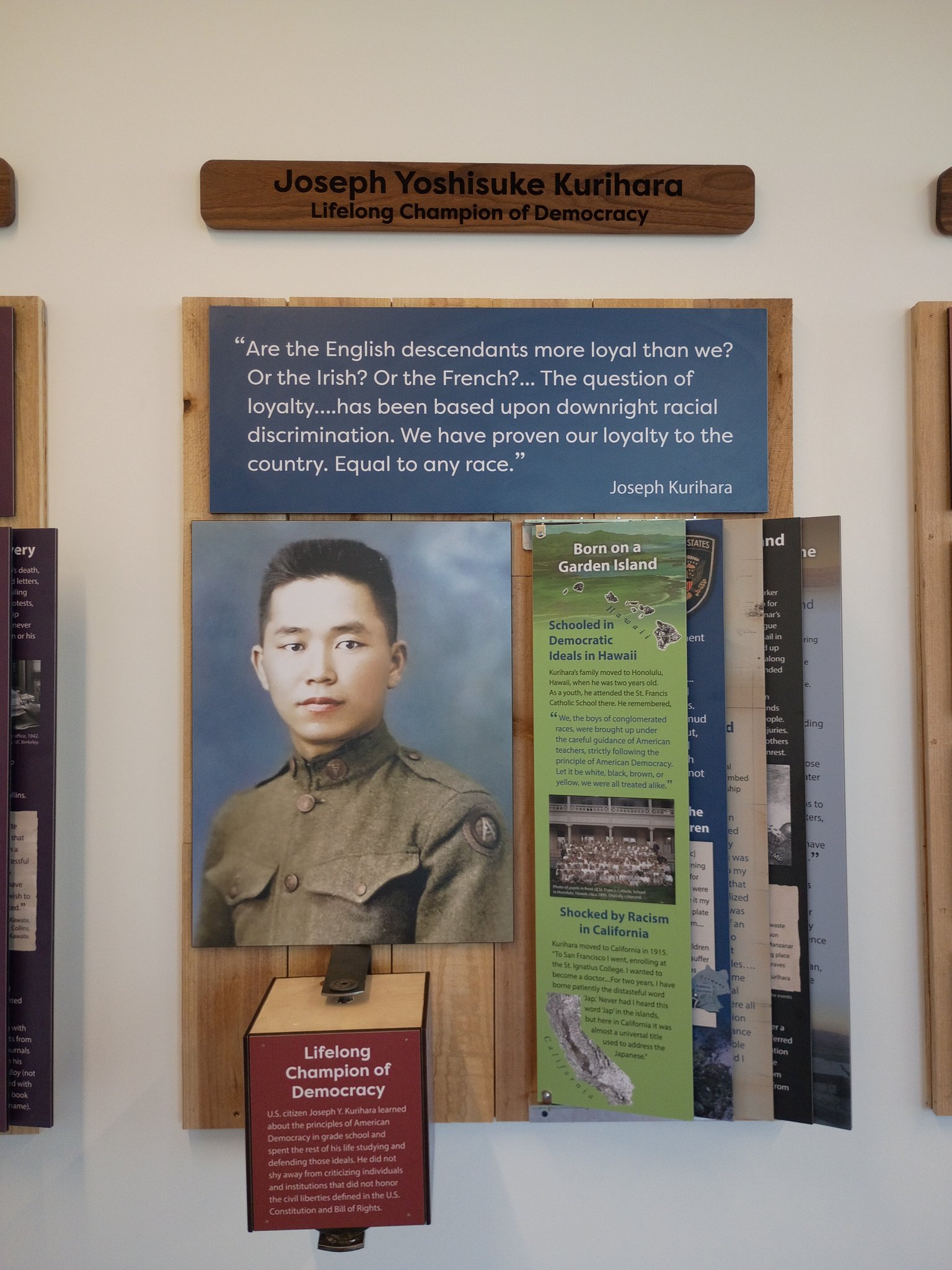 Japanese-American Internment Camp Exhibit