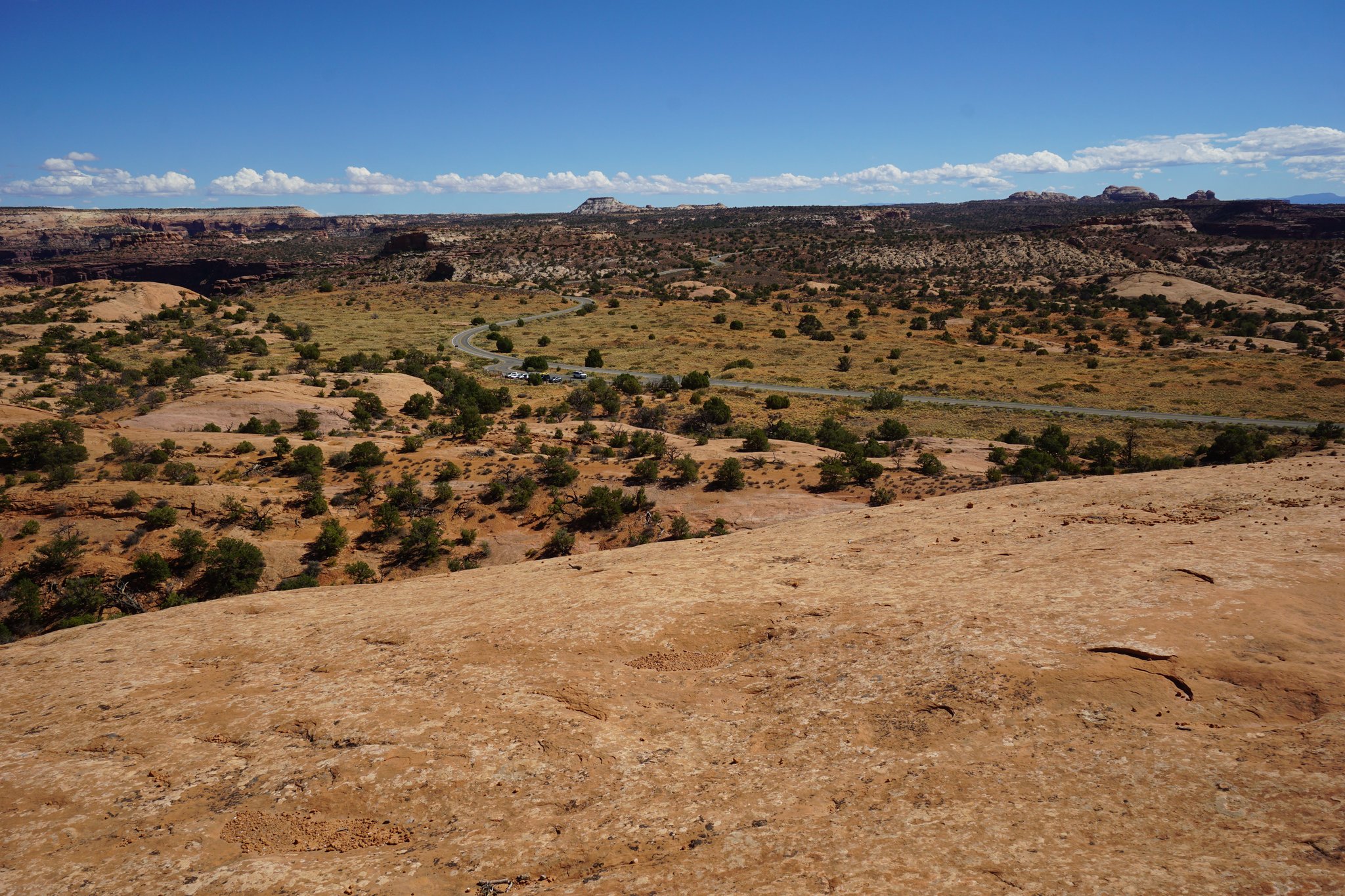 Upheaval Dome Road from Whale Rock