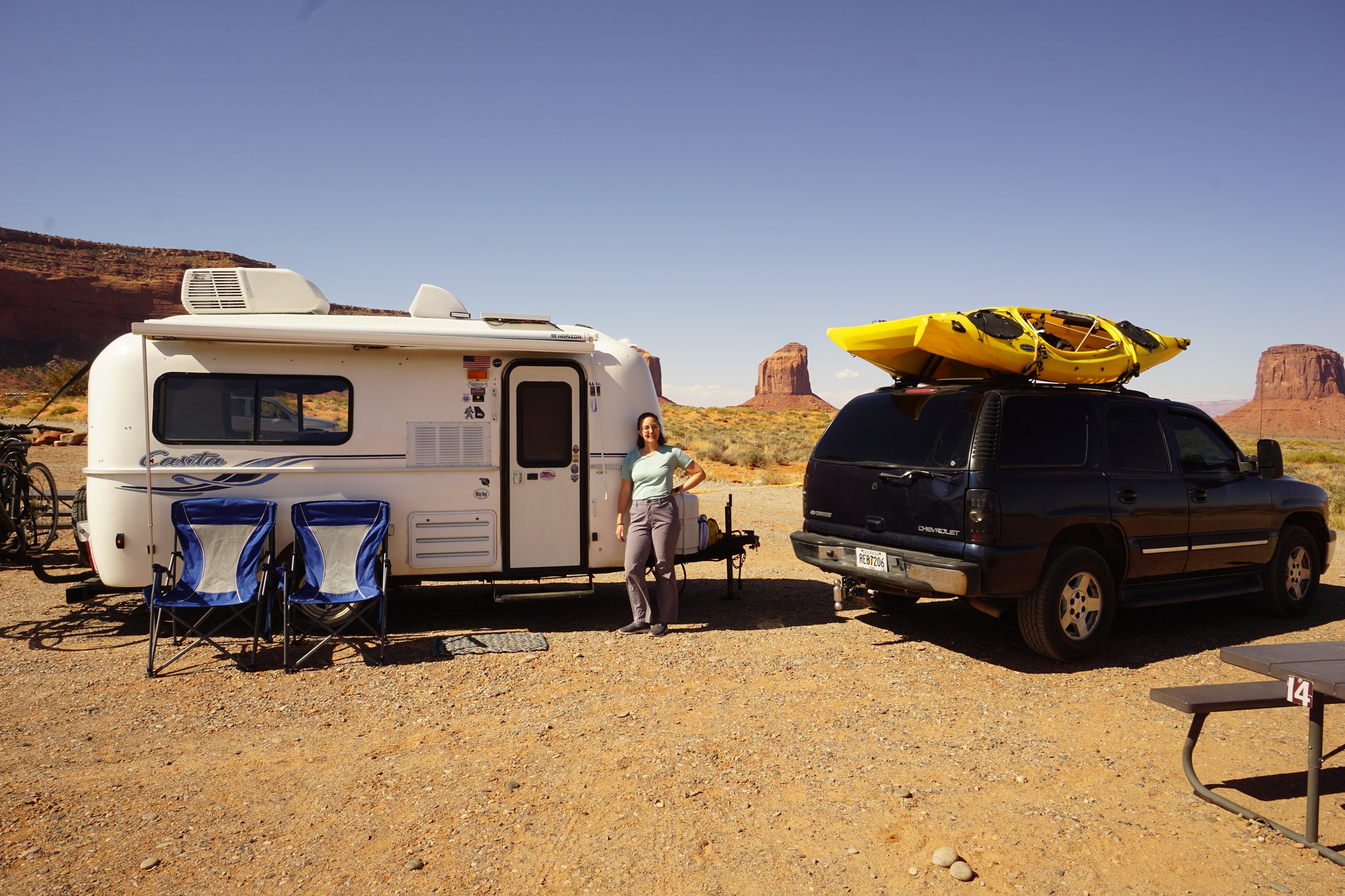 Campsite at The View Campground